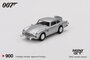 Mini GT 1:64 Aston Martin DB5 *Goldfinger* English Blister Packaging, silver 1965. Verwacht_