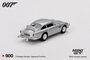 Mini GT 1:64 Aston Martin DB5 *Goldfinger* English Blister Packaging, silver 1965. Verwacht_