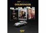 Mini GT 1:64 Aston Martin DB5 *Goldfinger* English Blister Packaging, silver 1965. Verwacht_