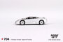 Mini GT 1:64 Bugatti EB110 GT, grey-silver 1995 LHD_