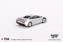 Mini GT 1:64 Bugatti EB110 GT, grey-silver 1995 LHD_