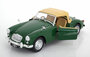 Triple9 1:18 MG A Twin Cam MKI Cabriolet 1959 (Gesloten Softtop) groen_