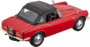 First18 1:18 Honda S800 Convertible Closed red_