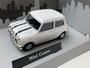 Cararama 1:43 Mini Cooper wit met zwarte strepen "The Italian Job" _