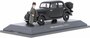 Schuco 1:43 Mercedes Benz 170 V Houtverbrander/Holzvergaser + figuur zwart_