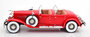 Matrix 1:18 Duesenberg SJ 2583 J-548 Torpedo Pheaton Walker La Grande rood 1929_