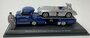 Schuco 1:43 Mercedes Benz Renn Transporter Blaue Wunder + Mercedes Benz 300 SLR & figuur_