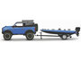 Maisto 1:64 Ford Bronco 2021 met trailer en boot blauw zwart_