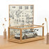 Norev 1:12 Vitrine - Display Box in Glass and FSC Oak Specially designed to show off your precious 1/12-scale  19.50 x  49,50 x 27,50 cm_