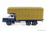 Atlas 1:43 Berliet GPS12 Truck - 3 Assige Hooitransport 1968 blauw wit_