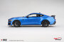 Top Speed 1:18 Ford Mustang Dark Horse Grabber blauw 2024. Verwacht 06-2025_