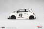 Top Speed 1:18 Fiat Abarth 595 LB-Works X ABAS Works Gara wit 2024. Verwacht 06-2025_