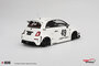 Top Speed 1:18 Fiat Abarth 595 LB-Works X ABAS Works Gara wit 2024. Verwacht 06-2025_