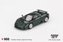 Mini GT 1:64 Bugatti EB110 GT Verde Scuro 1995 LHD. Verwacht .juli-2025_