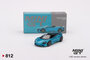 Mini GT 1:64 McLaren 750S Spider Belize Blue , LHD_