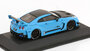 Solido 1:43 Nissan GT-R (R35) Liberty Walk Body Kit 2019 blauw zwart_